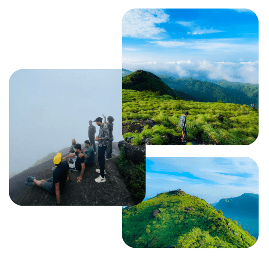 Travellers at the Kakkadampoyil hilltops and misty viewpoints